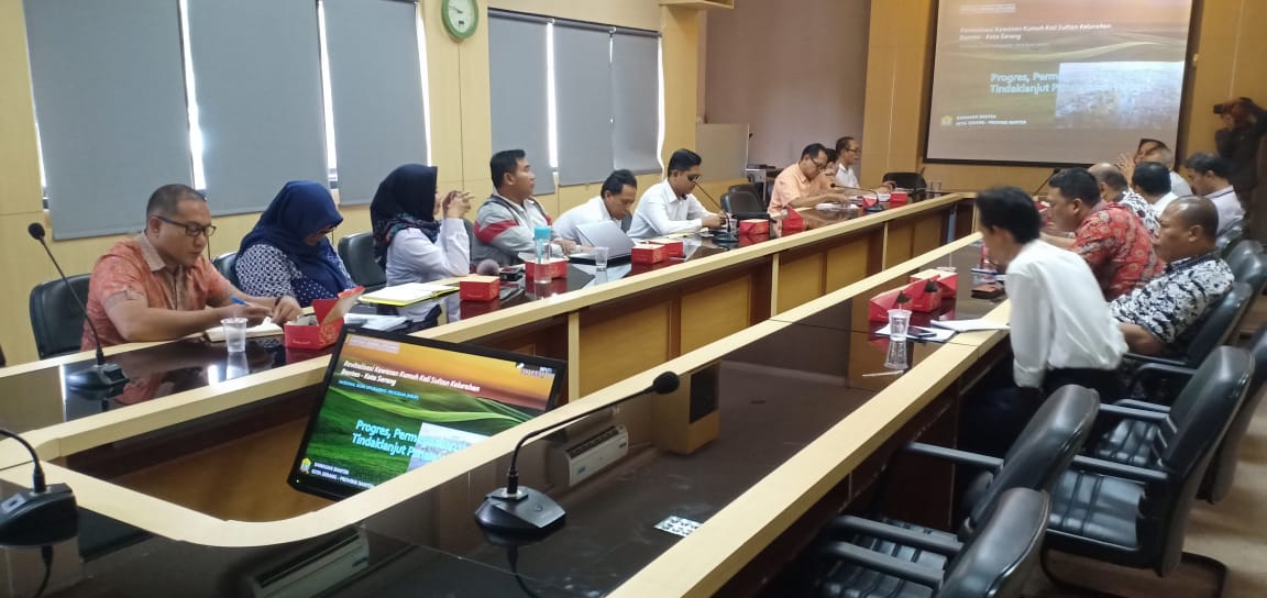 Koordinasi Evaluasi Tindaklanjut Penanganan Kawasan Kumuh di Kali Sultan Kelurahan Banten