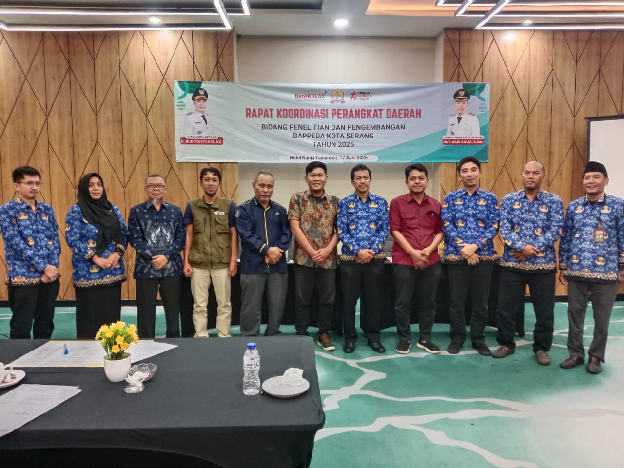 Rapat Koordinasi Perangkat Daerah Bidang Penelitian dan Pengembangan Tahun , Kamis (17/4/2025).