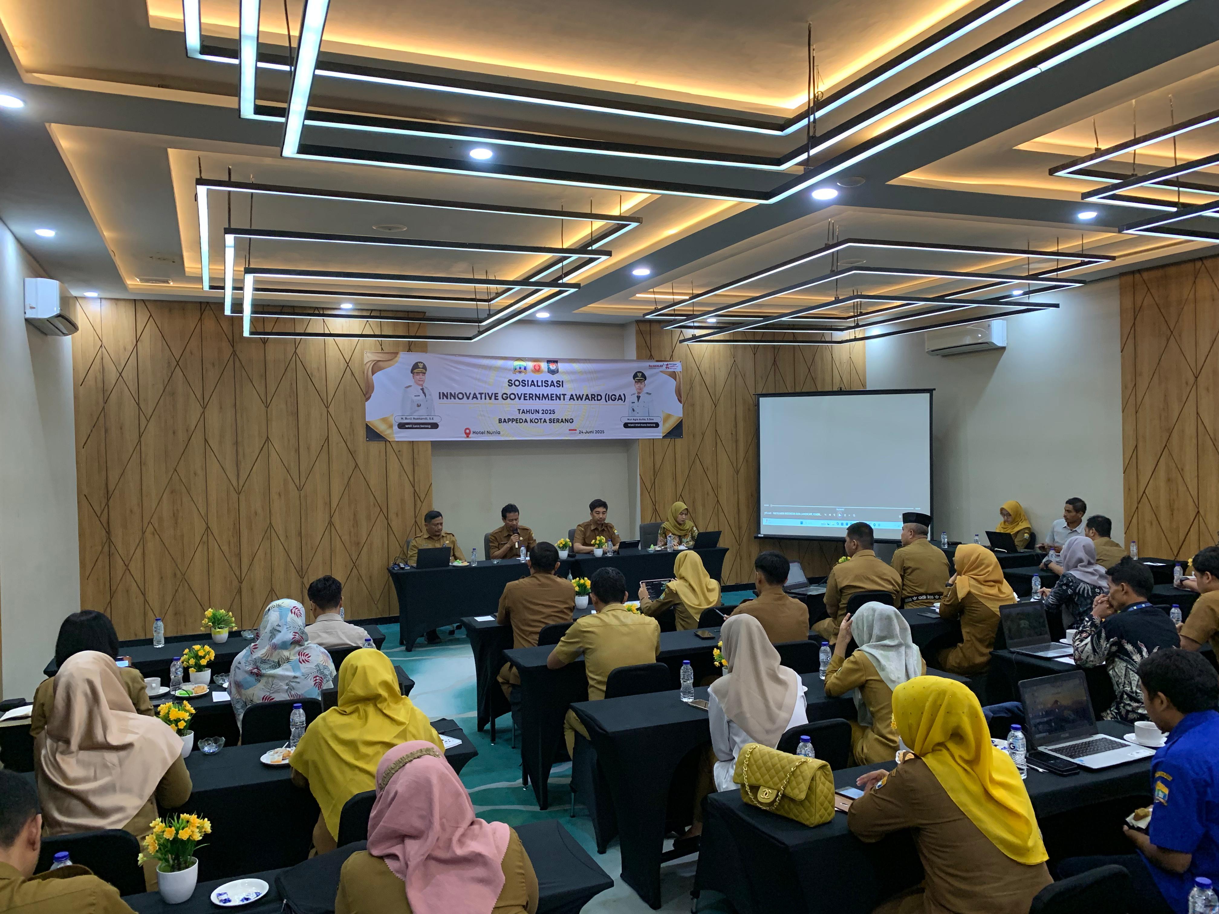 SOSIALISASI ARAH KEBIJAKAN DAN RAMBU PENGINPUTAN IGA AWARD 2025, Selasa (24/6/2025).