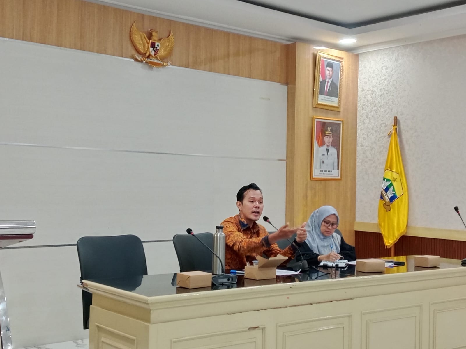 Audiensi  Dalam rangka menjalin kerja sama dengan lembaga lembaga filantropi islam (Lembaga Amil Zakat/LAZ) resmi yang berada di Kota Serang