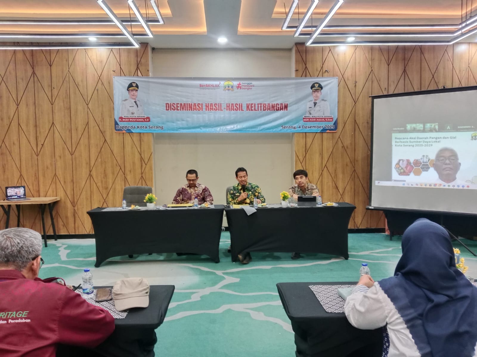 DISEMINASI HASIL HASIL KELITBANGAN BAPPEDA KOTA SERANG